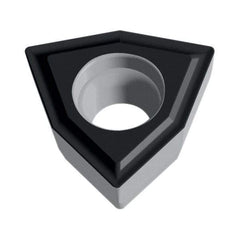 Walter - WOMX040304 B57 Grade WKP35S Carbide Indexable Drill Insert - TiCN/Al2O3/TiN Finish, Trigon, 1/4" Inscribed Circle - Exact Tool & Supply