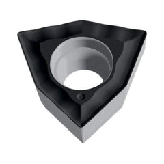 Walter - WOEX040304 E57 Grade WKP25S Carbide Indexable Drill Insert - TiCN/Al2O3/TiN Finish, Trigon, 1/4" Inscribed Circle - Exact Tool & Supply