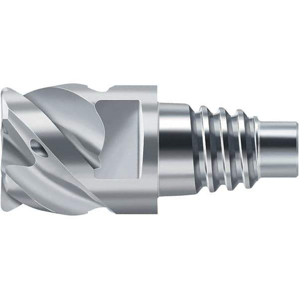 Walter-Prototyp - H2EC Carbide End Milling Tip Insert - TiAlN/TiAl Finish, 4 Flutes, 16mm Cutting Diam, 10mm Depth of Cut, 18.7mm Extension, 0.0394" Cnr Rad - Exact Tool & Supply