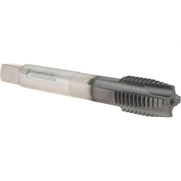 Walter-Prototyp - 3/4-10 UNC, 4 Flute, Hardlube Finish, Powdered Metal Spiral Point Tap - Plug Chamfer, Right Hand Thread, 124.99mm OAL, 30mm Thread Length, 14.99mm Shank Diam, 2B Class of Fit, Series AEP2226002 - Exact Tool & Supply