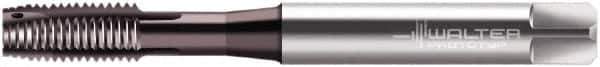Walter-Prototyp - M10x1.50 Metric, 3 Flute, Hardlube Finish, Powdered Metal Spiral Point Tap - Plug Chamfer, Right Hand Thread, 100mm OAL, 20mm Thread Length, 10mm Shank Diam, 6HX Class of Fit, Series EP2021342 - Exact Tool & Supply