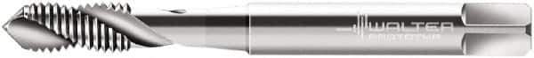 Walter-Prototyp - M8x1.25 Metric 2 Flute 6H Modified Bottoming Spiral Flute Tap - Cobalt, Bright Finish, 90mm OAL, Right Hand Flute, Right Hand Thread, Series N20516 - Exact Tool & Supply