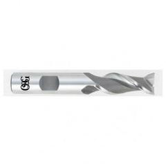 5/8 Dia. x 3-3/4 Overall Length 2-Flute Square End HSS-CO SE End Mill-Round Shank-Center Cutting-Uncoated - Exact Tool & Supply