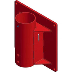 THERN - Davit Crane Bases Base Type: Wall Mount Base Finish/Coating: Red Powder Coat - Exact Tool & Supply