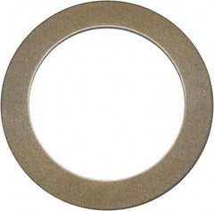 Mubea - 35.5mm ID, Grade 51CrV4 Chrome Vanadium Steel, Phosphate & Oil Finish, Belleville Disc Spring - 80mm OD, 6.2mm High, 3.75mm Thick - Exact Tool & Supply