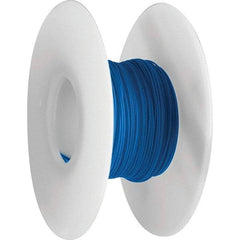 OK Industries - 30 AWG, 1 Strand, 304 m OAL, Copper Hook Up Wire - Blue Kynar Jacket - Exact Tool & Supply
