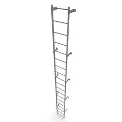 TRI-ARC - Rolling & Wall Mounted Ladders & Platforms Type: Fixed Ladder Style: Safety Cage - Exact Tool & Supply