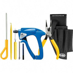 Jonard Tools - 24 to 22 AWG Compatible Wire, Plastic and Steel Wire Wrapping and Unwrapping Tool Kit - 8 Piece, Insulated - Exact Tool & Supply