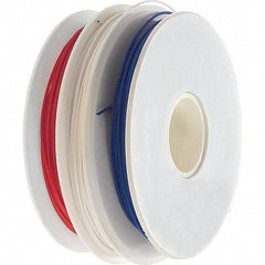 OK Industries - 30 AWG, 1 Strand, 15.2 m OAL, Copper Hook Up Wire - White Kynar Jacket - Exact Tool & Supply