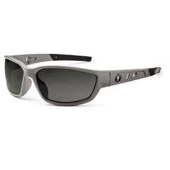 Kvasir Smoke Lens Matte Gray Safety Glasses - Exact Tool & Supply