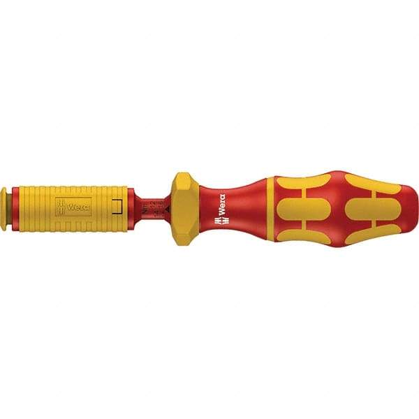 Wera - 1 Piece, 1.2 to 3 N/m, Ergo Cushion Grip Driver Adjustable Torque Limiting Screwdriver - 9mm Drive - Exact Tool & Supply
