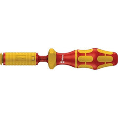 Wera - 1 Piece, 1.2 to 3 N/m, Ergo Cushion Grip Driver Adjustable Torque Limiting Screwdriver - 9mm Drive - Exact Tool & Supply