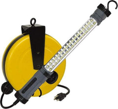 Value Collection - 120 Volt, 7 Watt, Electric, LED Portable Drop Light Work Light - 50' Cord, 1 Head, 500 Lumens, ABS - Exact Tool & Supply