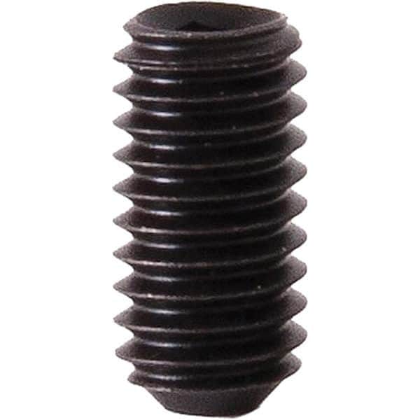 TE-CO - 1/2-13, Steel, Black Oxide Finish, Edge Clamp Screw - Exact Tool & Supply