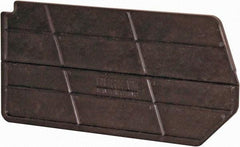 Durham - 2-1/2" Wide x 6-7/8" High, Black Bin Divider - Use with PB30220 - Exact Tool & Supply