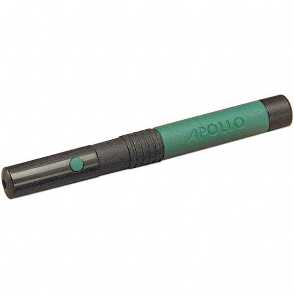 Quartet - Rubber & Metal Pen Size Laser Pointer - Jade Green, 2 AAA Batteries Included - Exact Tool & Supply