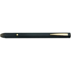 Quartet - Metal Pen Size Laser Pointer - Black, 2 AAA Batteries Included - Exact Tool & Supply