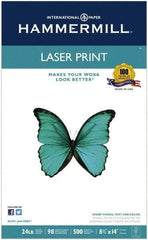 Hammermill - 8-1/2" x 14" White Copy Paper - Use with Laser Printers, Copiers - Exact Tool & Supply