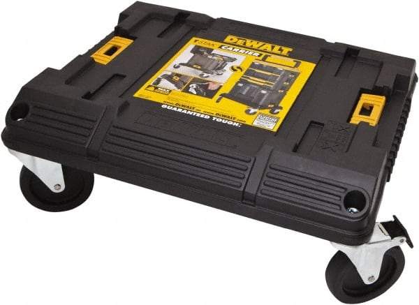 DeWALT - 220 Lb Capacity Steel Dolly - 18.92" Long x 17" Wide x 7" High, 0.39" Wheels - Exact Tool & Supply