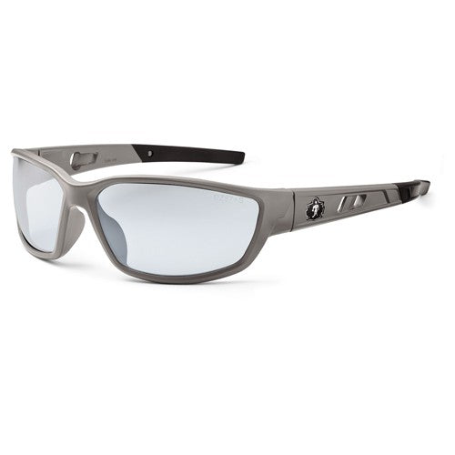 Kvasir In/Outdoor Lens Matte Gray Safety Glasses - Exact Tool & Supply