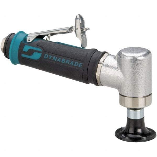Dynabrade - 2" Max Disc, 25,000 RPM, Pneumatic Handheld Disc Sander - 23 CFM, 1/4" Inlet, 0.4 hp, 90 psi, Includes Wrench & Disc Sander - Exact Tool & Supply
