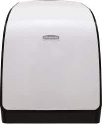 Kimberly-Clark Professional - Hands Free, Plastic Paper Towel Dispenser - 1 Roll with Stub 7-1/2", White - Exact Tool & Supply
