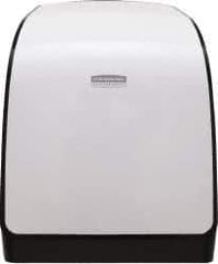 Kimberly-Clark Professional - Manual, Plastic Paper Towel Dispenser - 1 Roll with Stub 7-1/2", White - Exact Tool & Supply