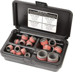 E-Z LOK - 22 Inserts, 1/2-20 - 1-14 Internal Thread, 1/2 - 1 UNC, Carbon Steel, Thread Repair Kit - Exact Tool & Supply