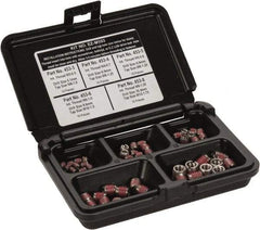 E-Z LOK - 50 Inserts, M3x0.50 - M8x1.25 Internal Thread, M3x8.00 Metric Coarse, Stainless Steel, Thread Repair Kit - Exact Tool & Supply