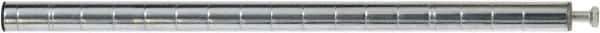 Eagle MHC - 1" Wide, 18 High, Open Shelving Accessory/Component - Zinc, Zinc Finish, Use with Eagle MHC Shelving - Exact Tool & Supply