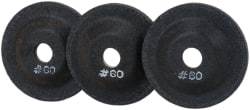 PRO-SOURCE - 60 Grit, 2" Wheel Diam, 5/32" Wheel Thickness, 3/8" Arbor Hole, Depressed Center Wheel - Aluminum Oxide - Exact Tool & Supply