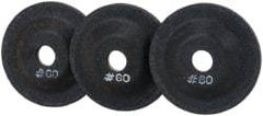 PRO-SOURCE - 60 Grit, 2" Wheel Diam, 5/32" Wheel Thickness, 3/8" Arbor Hole, Depressed Center Wheel - Aluminum Oxide - Exact Tool & Supply