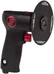 PRO-SOURCE - 3 to 5" Disc, 14,000 RPM, Pneumatic Handheld Disc Sander - 3 CFM, 1/4 NPT Inlet, 0.4 hp, 90 psi - Exact Tool & Supply