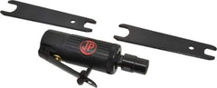 PRO-SOURCE - 1/4" Collet, Straight Handle, Air Straight Die Grinder - 25,000 RPM, Front Exhaust, 4 CFM, 0.3 hp, 90 psi, 1/4 NPT Inlet - Exact Tool & Supply