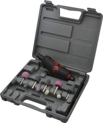 PRO-SOURCE - 14 Piece, Straight Die Grinder Kit - 25,000 RPM - Exact Tool & Supply