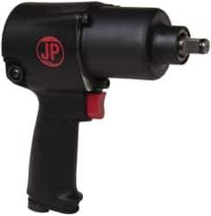 PRO-SOURCE - 1/2" Drive, 8,000 RPM, 600 Ft/Lb Torque Impact Wrench - Pistol Grip Handle, 1,200 IPM, 4.2 CFM, 90 psi, 1/4" NPT Inlet - Exact Tool & Supply