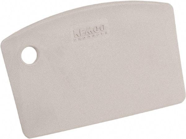Remco - Stiff Polypropylene/Semi-Ferrous Additive Straight Scraper - 5-1/2" Blade Width - Exact Tool & Supply