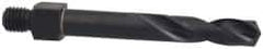 Hertel - 0.261" 135° Spiral Flute Cobalt Screw Machine Drill Bit - Oxide Finish, 5/16" Flute Length, 5/16" OAL, Standard Point - Exact Tool & Supply