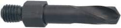 Hertel - 0.257" 135° Spiral Flute High Speed Steel Screw Machine Drill Bit - Oxide Finish, 9/16" Flute Length, 1-1/4" OAL, Standard Point - Exact Tool & Supply