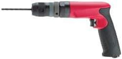 Sioux Tools - 3/8" Keyless Chuck - Pistol Grip Handle, 6,000 RPM, 11.8 LPS, 25 CFM, 0.6 hp - Exact Tool & Supply