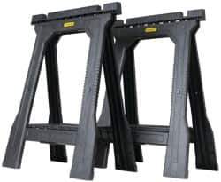 Stanley - 23" High x 5" Wide x 32" High Twinpack Sawhorse - For Use with 2 x 4 in Construction Applications - Exact Tool & Supply