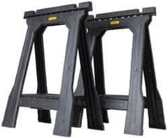 Stanley - 23" High x 5" Wide x 32" High Twinpack Sawhorse - For Use with 2 x 4 in Construction Applications - Exact Tool & Supply