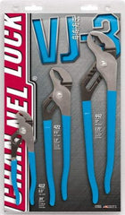 Channellock - 3 Piece Tongue & Groove Plier Set - Comes in Display Card - Exact Tool & Supply