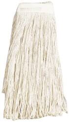 Ability One - Wet Mop Heads & Pads; Style: Cut End ; Material: Cotton ; Approximate Weight (oz.): 24 ; Mop Color: Natural ; Headband Size (Inch): 1-1/4 ; Connection Type: Clamp Jaw - Exact Tool & Supply