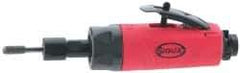 Sioux Tools - 1/4" Collet, Straight Handle, Straight Air Die Grinder - 23,000 RPM, Rear Exhaust, 23 CFM, 0.5 hp, 6.21 bar, 1/4 NPT - Exact Tool & Supply