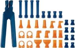 Loc-Line - 1/4" Hose ID, Coolant Hose Lathe Adapter Kit - For Loc-Line Modular Hose Systems - Exact Tool & Supply