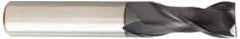 OSG - 5/8", 1-1/4" LOC, 5/8" Shank Diam, 3-1/2" OAL, 2 Flute, Solid Carbide Square End Mill - Single End, TiAlN Finish, Spiral Flute, 35° Helix, Centercutting, Right Hand Cut, Right Hand Flute, Series HP421 - Exact Tool & Supply