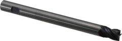 OSG - 5/8", 3/4" LOC, 5/8" Shank Diam, 7" OAL, 4 Flute, Solid Carbide Square End Mill - Single End, TiAlN Finish, Spiral Flute, 35° Helix, Centercutting, Right Hand Cut, Right Hand Flute, Series VG464 - Exact Tool & Supply
