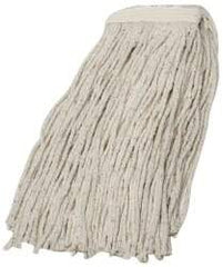 Ability One - 1-1/4" Medium Synthetic Cut End Mop Head - 4 Ply, Screw On Connection - Exact Tool & Supply