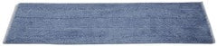 Ability One - Wet Mop Heads & Pads; Style: Flat ; Material: Microfiber ; Approximate Weight (oz.): 28 ; Mop Color: Blue ; Headband Size (Inch): 5 ; Connection Type: Clamp Jaw - Exact Tool & Supply